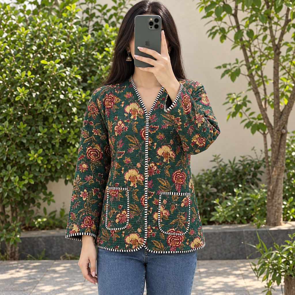 S/M Jacket Cotton Printed