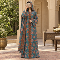 Free Size Cotton Abaya With Sheila & Inner Set length 57” Long