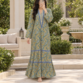 L/XL Crystal Cotton Abaya & Inner  Set length 57” Long