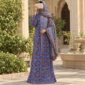 Free Size Cotton Abaya With Sheila & Inner Set length 57” Long