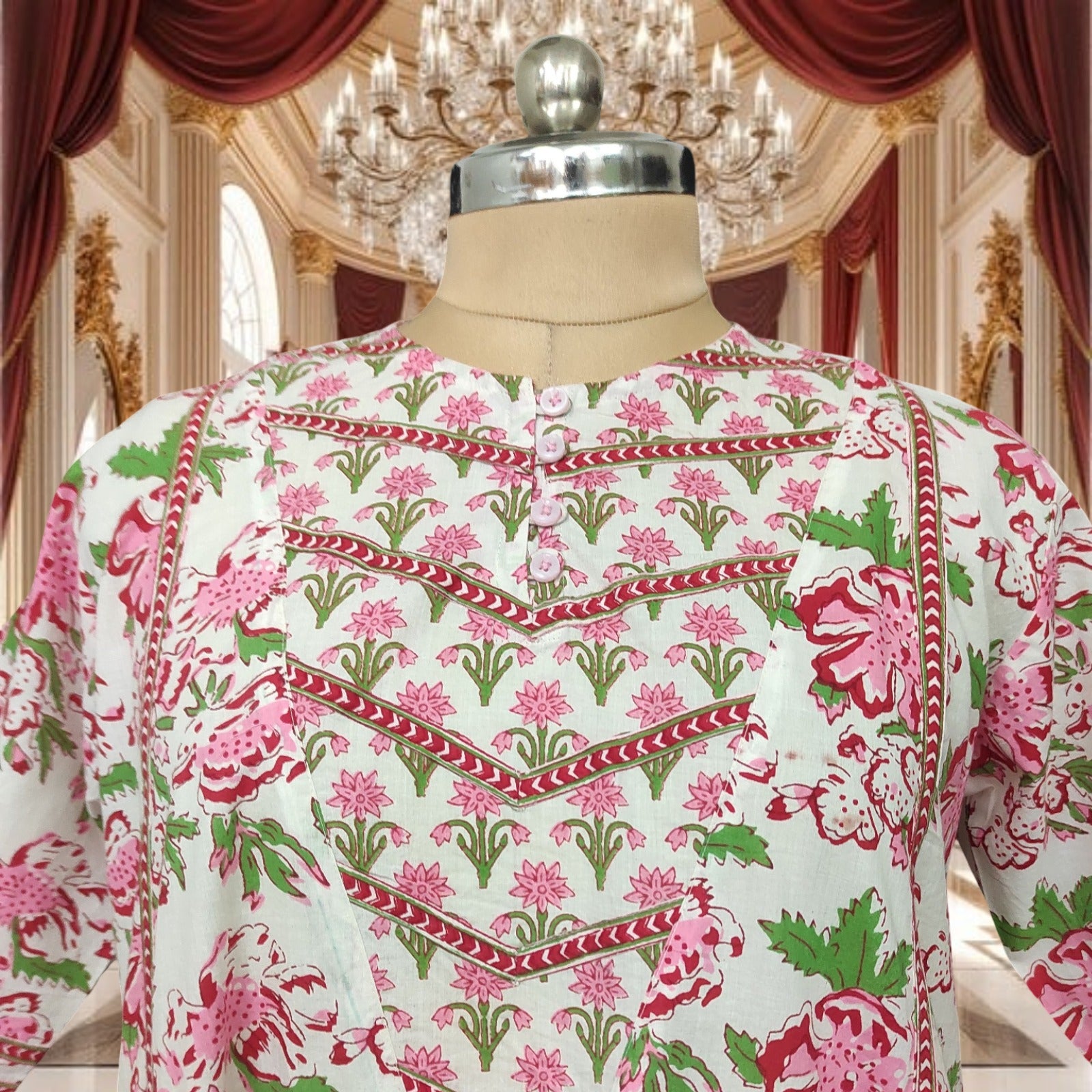 Badriya Cotton Dress Jalabiya