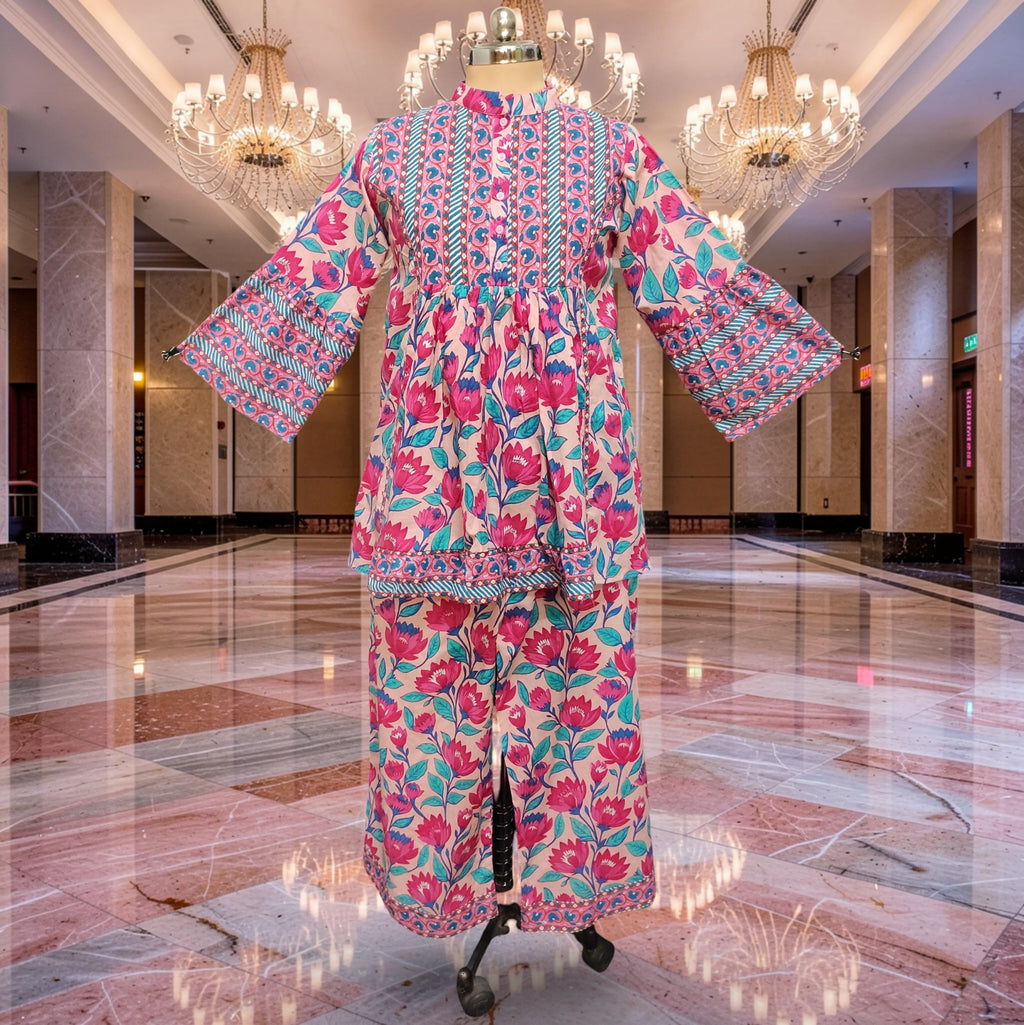 Baria Co-ord Set Cotton Dress Jalabiya