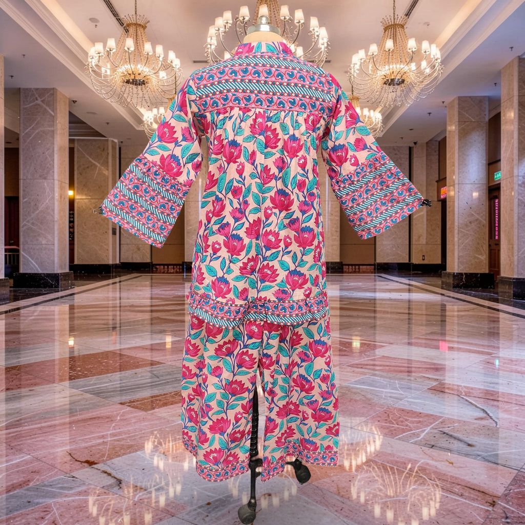 Baria Co-ord Set Cotton Dress Jalabiya