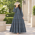 Rafia  100% Premium Indian Cotton Jalabiya – Women’s Long Dress.