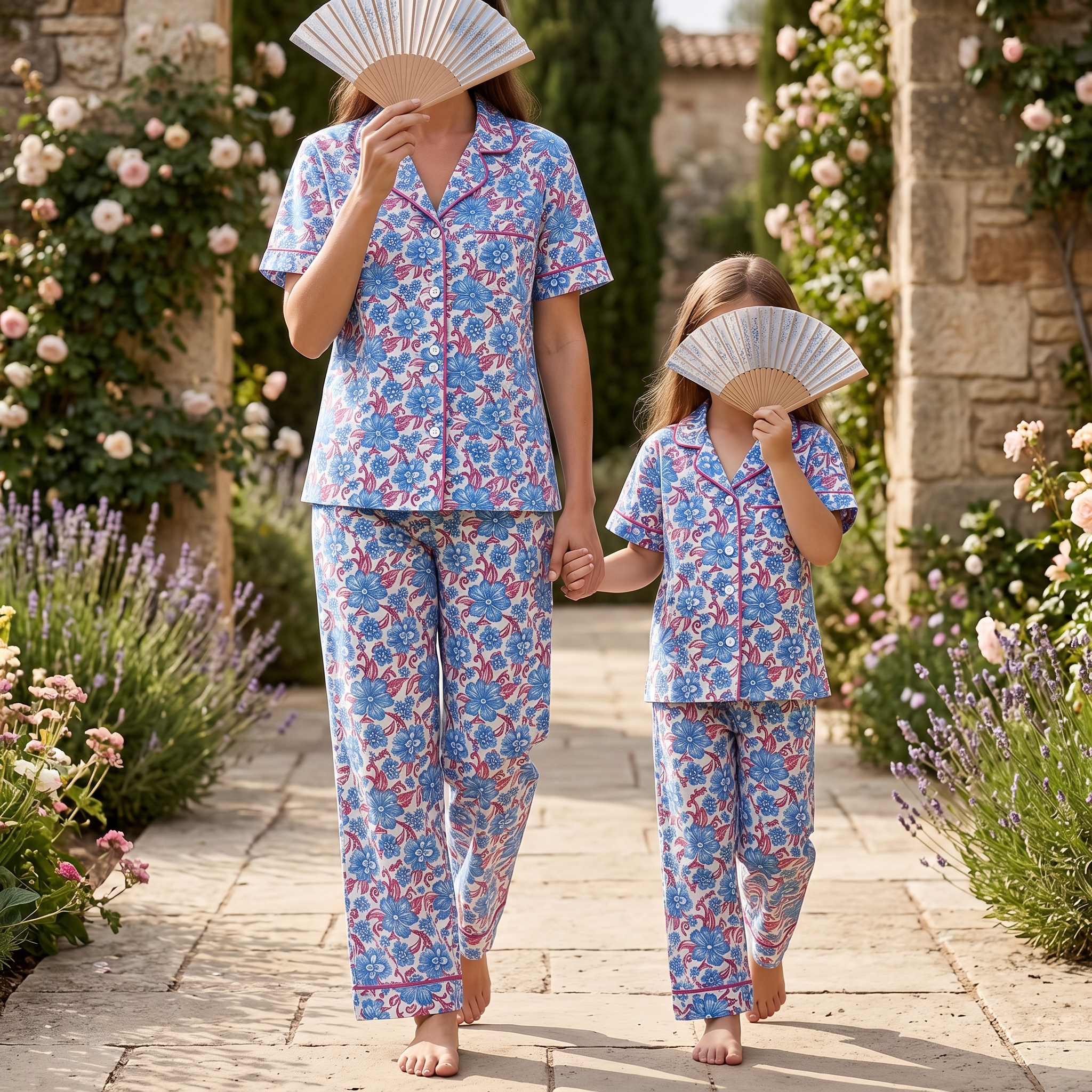 Cotton Short Sleeves Pajama Set 2 Pcs Set