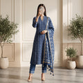 Luxury Premium Stitched Chanderi Suit With Sheila CCS 31