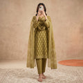 Luxury Premium Stitched Cotton Suit With Chiffon Sheila CEN-501