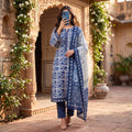 Luxury Premium Stitched Cotton Suit With Chiffon Sheila CEN-601