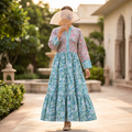 Afifa 100% Premium Indian Cotton Jalabiya – Women’s Long Dress.