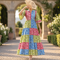Noori 100% Premium Indian Cotton Jalabiya – Women’s Long Dress.