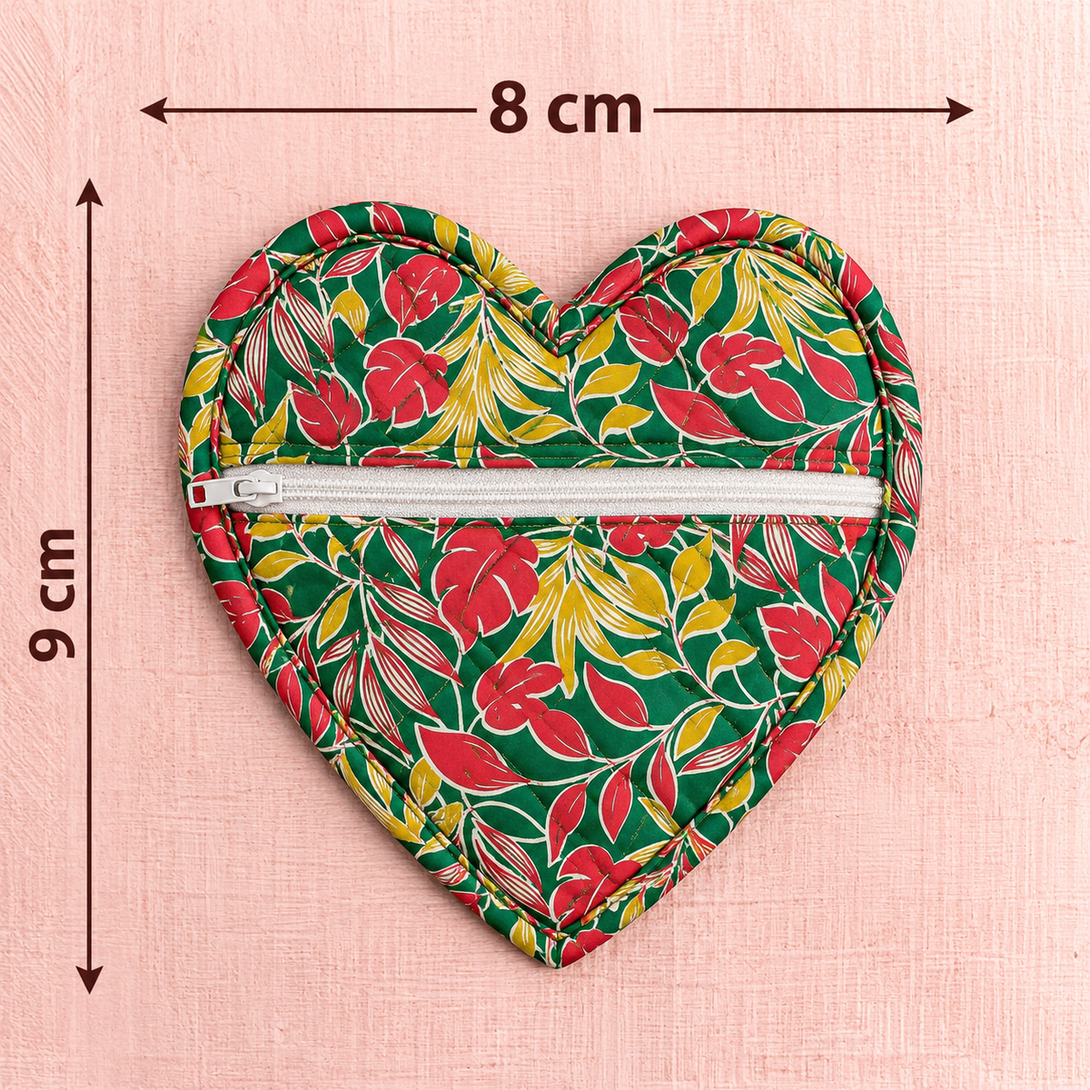 BG 11 Signature Heart Quilted Pouch