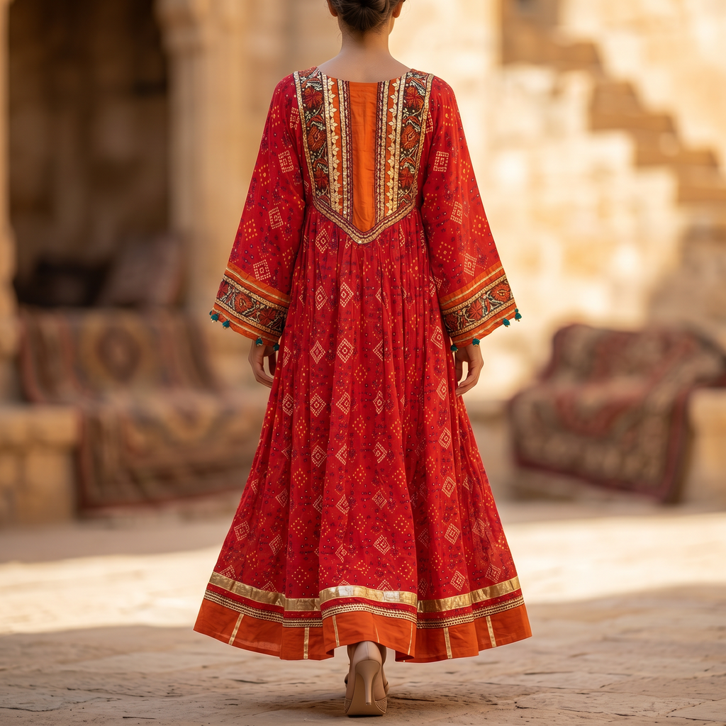 S-M Banjara Special Dress Length 55" Inches