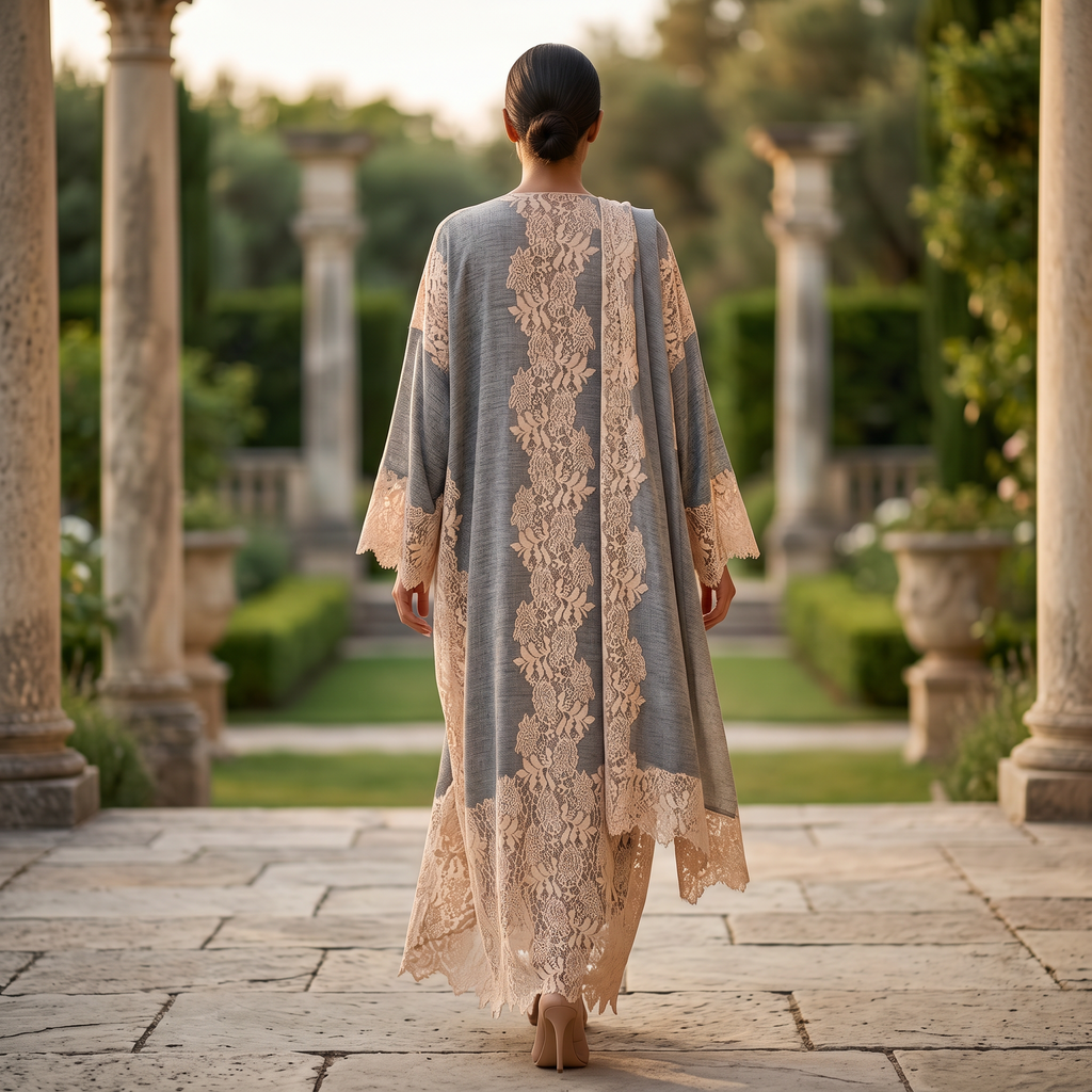 Kashmir Bisht With Sheila 56" Inches Length