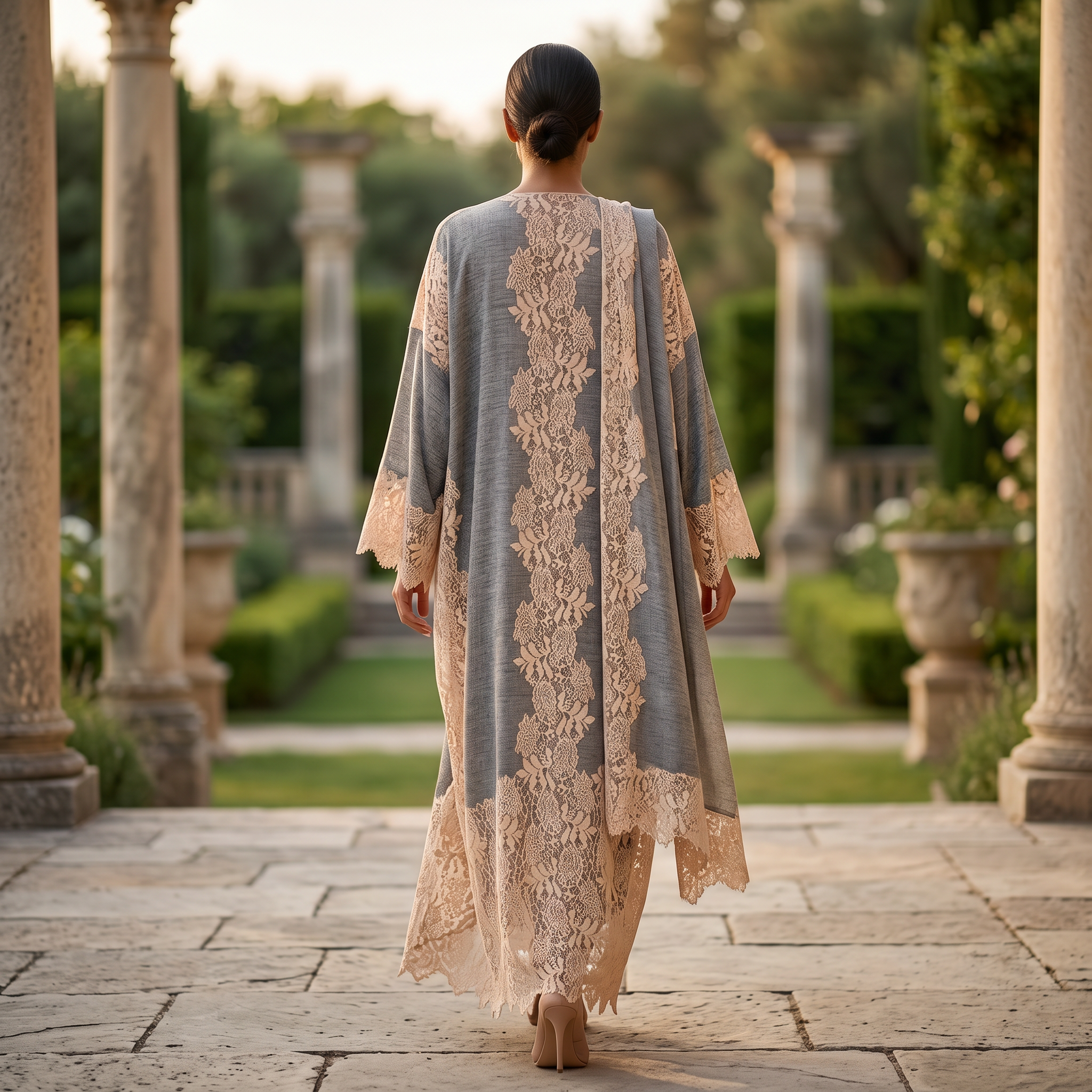 Kashmir Bisht With Sheila 56" Inches Length