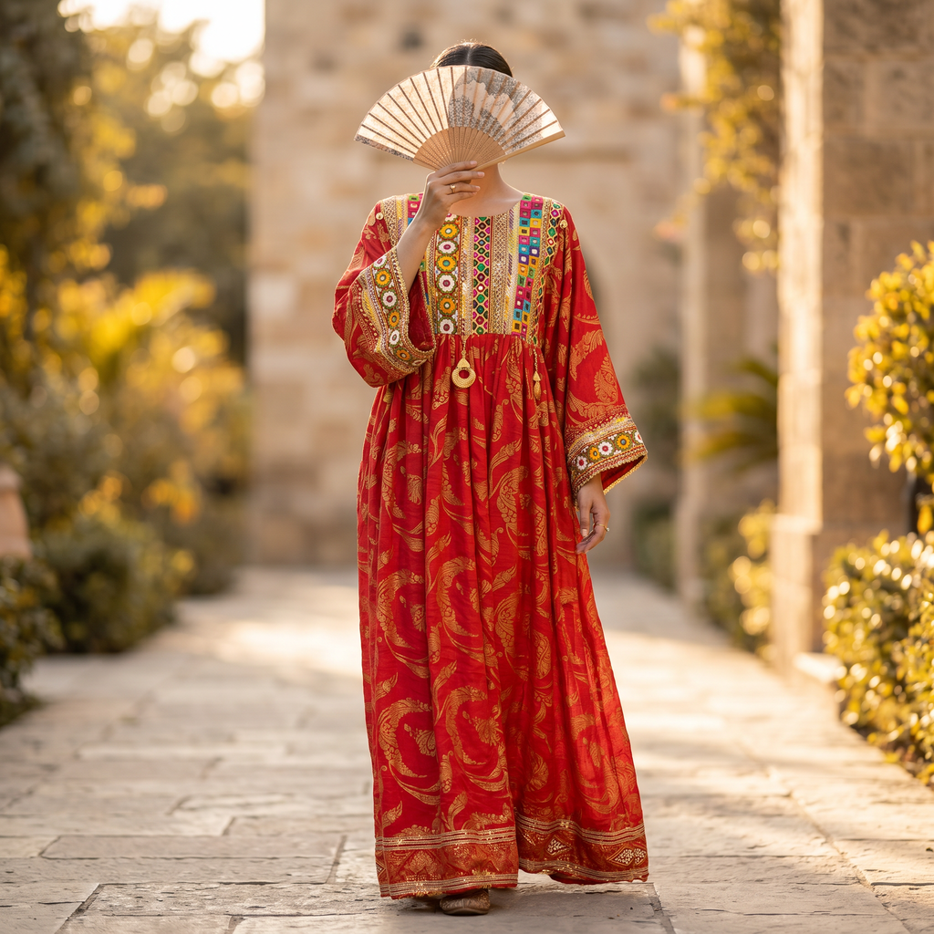 S-M Banjara Special Dress Length 55" Inches