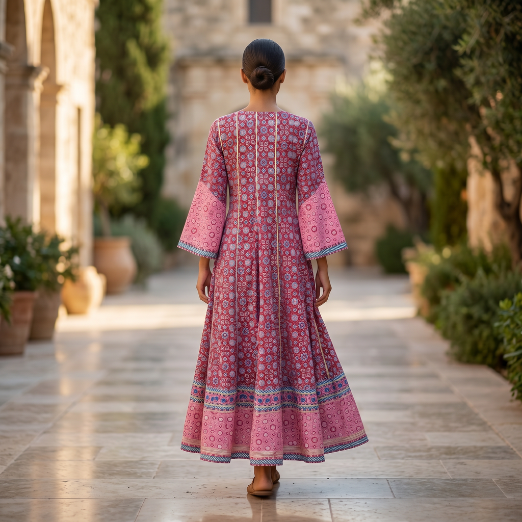 Safwah Cotton Dress Jalabiya