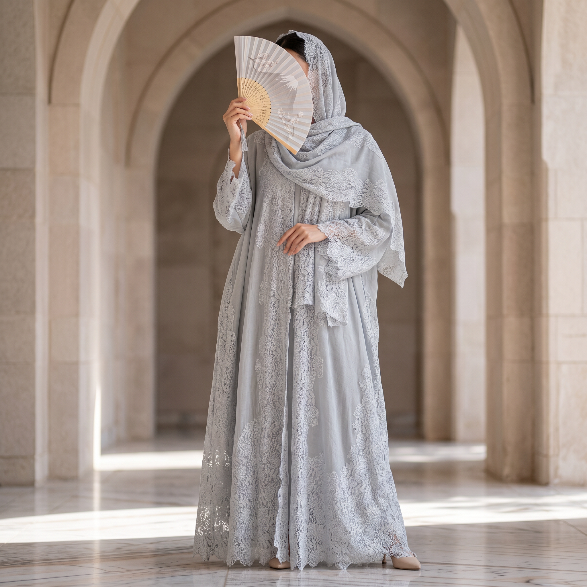Kashmir Bisht With Sheila 59" Inches