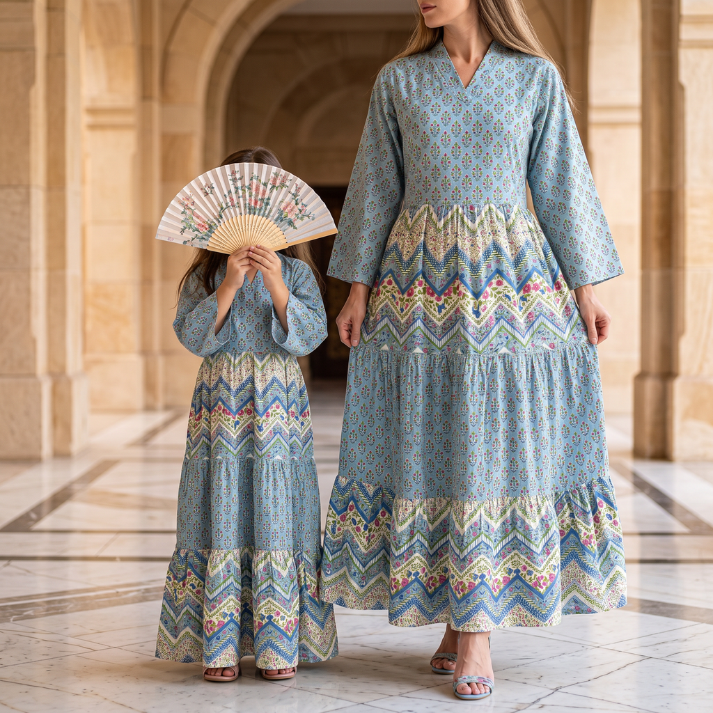 Maldives Cotton Dress Jalabiya