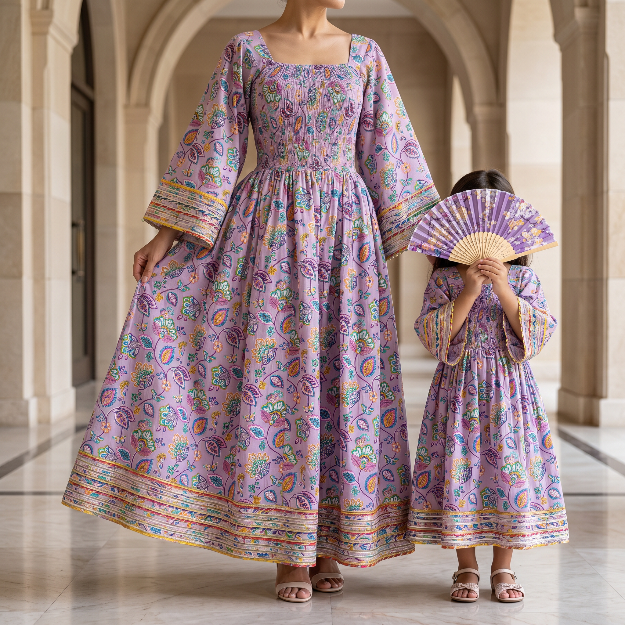 Elzina Cotton Dress Jalabiya