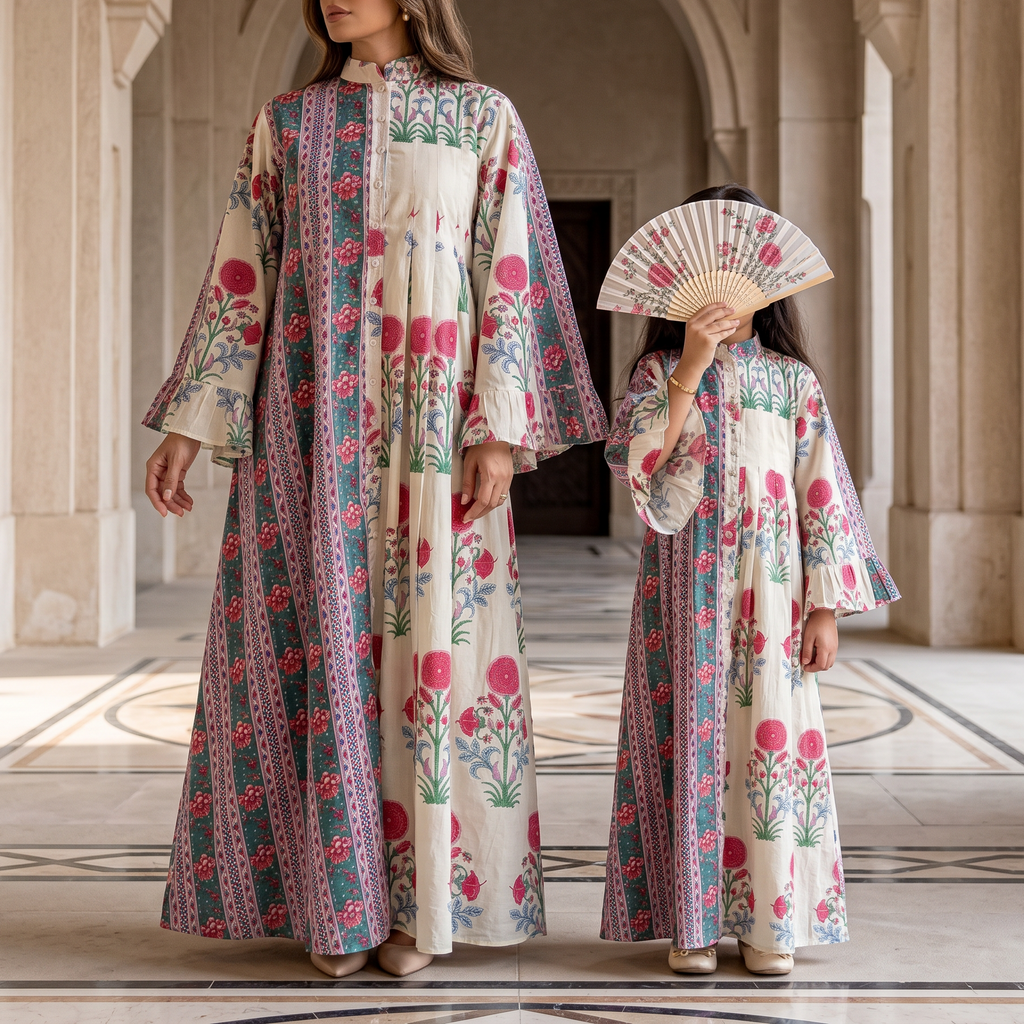 Najat Cotton Dress Jalabiya