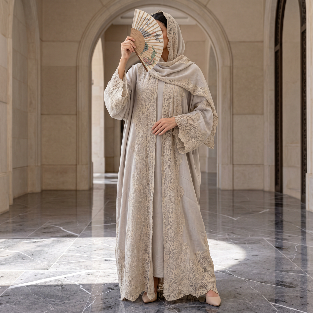 Kashmir Bisht With Sheila 59" Inches