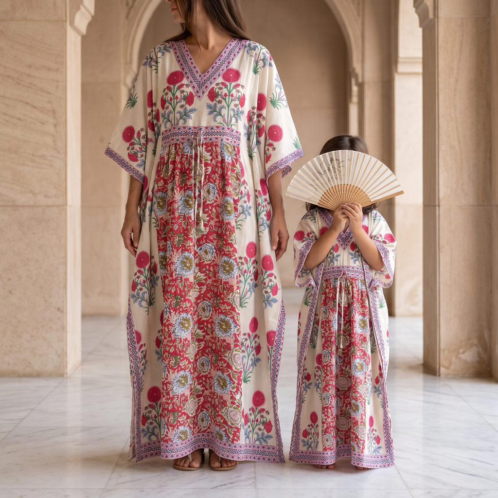 Halia Cotton Dress Jalabiya