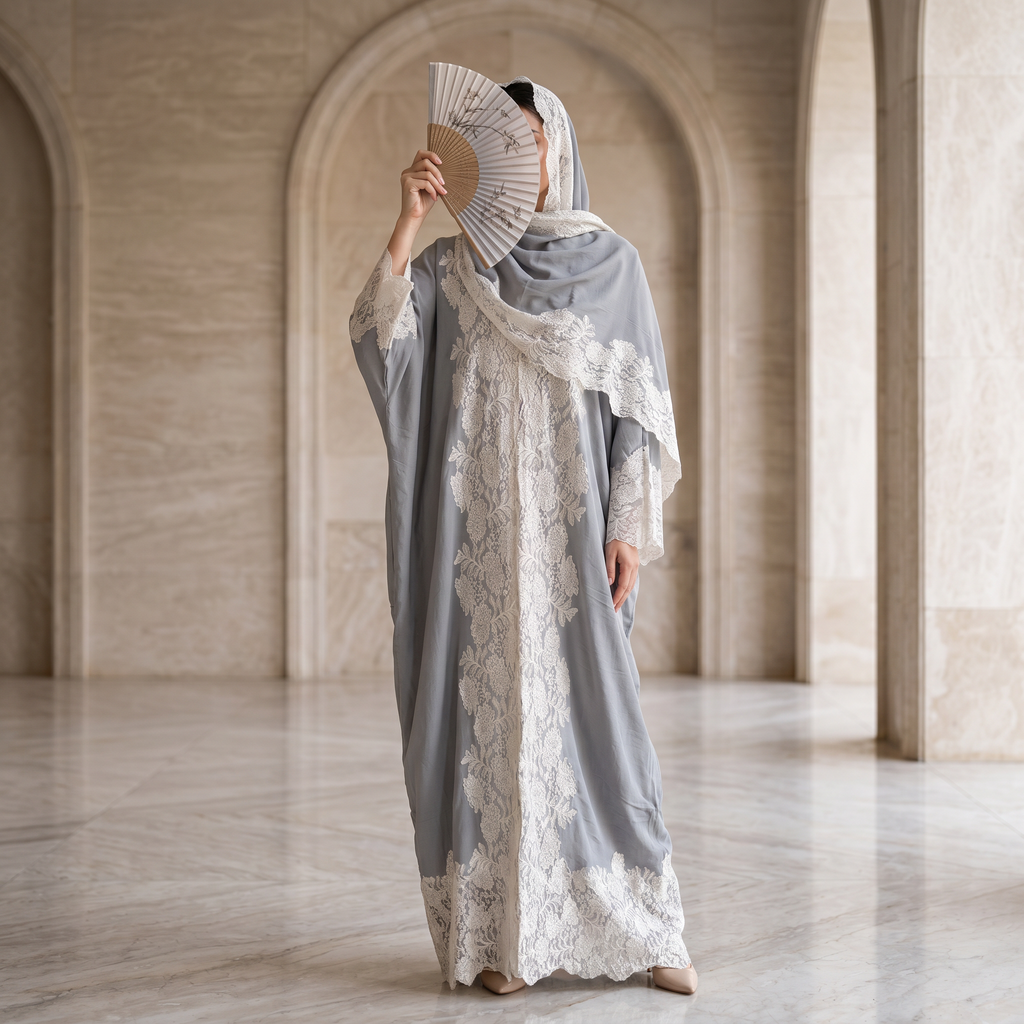 Kashmir Bisht With Sheila 55" Inches