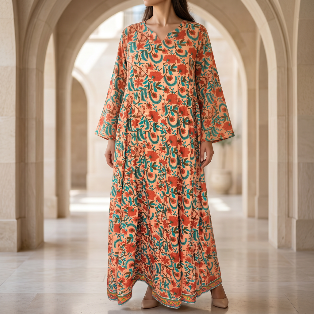 Areeba 04 Cotton Dress Jalabiya
