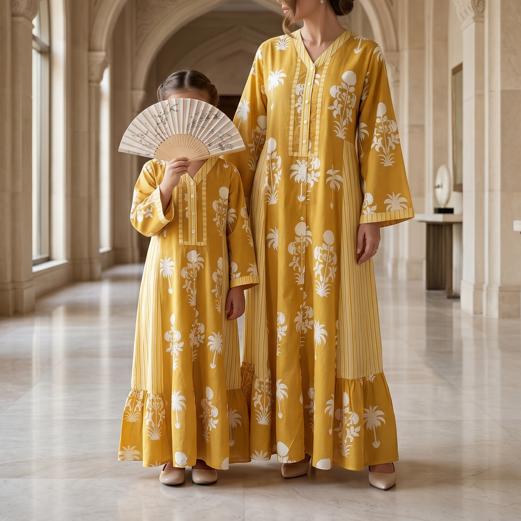 Tulip Cotton Dress Jalabiya