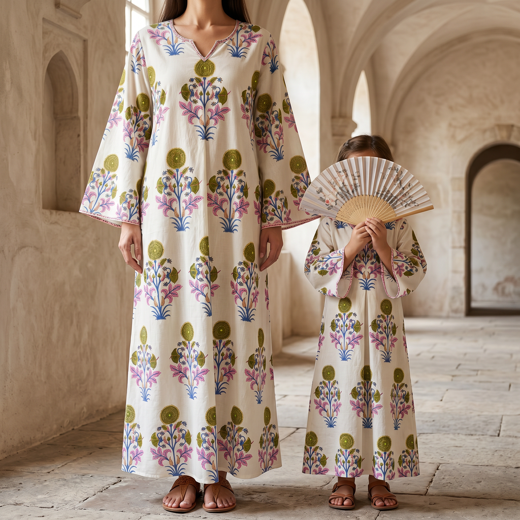 Hajna Hidaya Cotton Dress Jalabiya