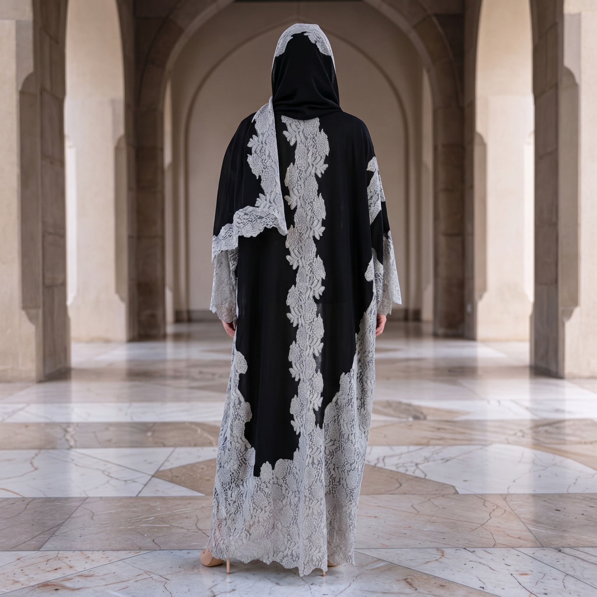 Kashmir Bisht With Sheila 57" Inches