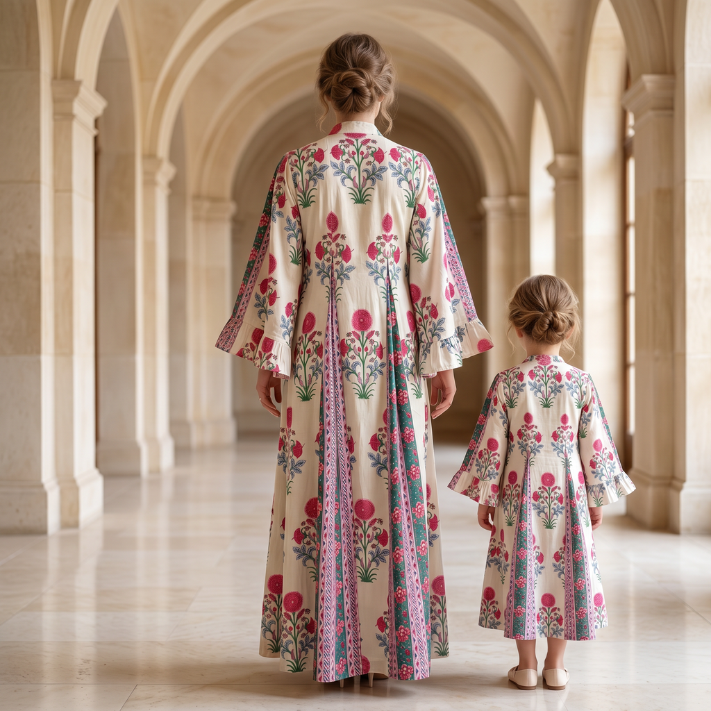 Najat Cotton Dress Jalabiya