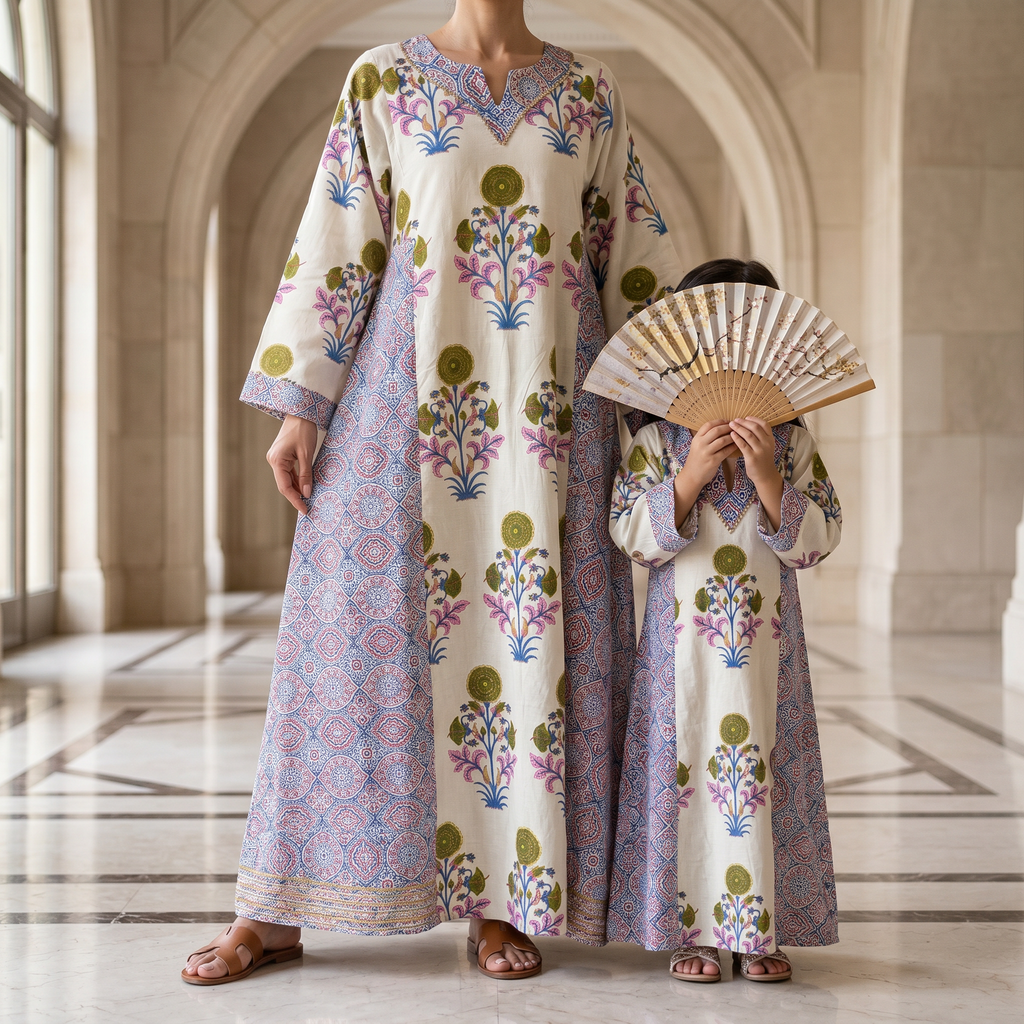 Aroob Cotton Dress Jalabiya