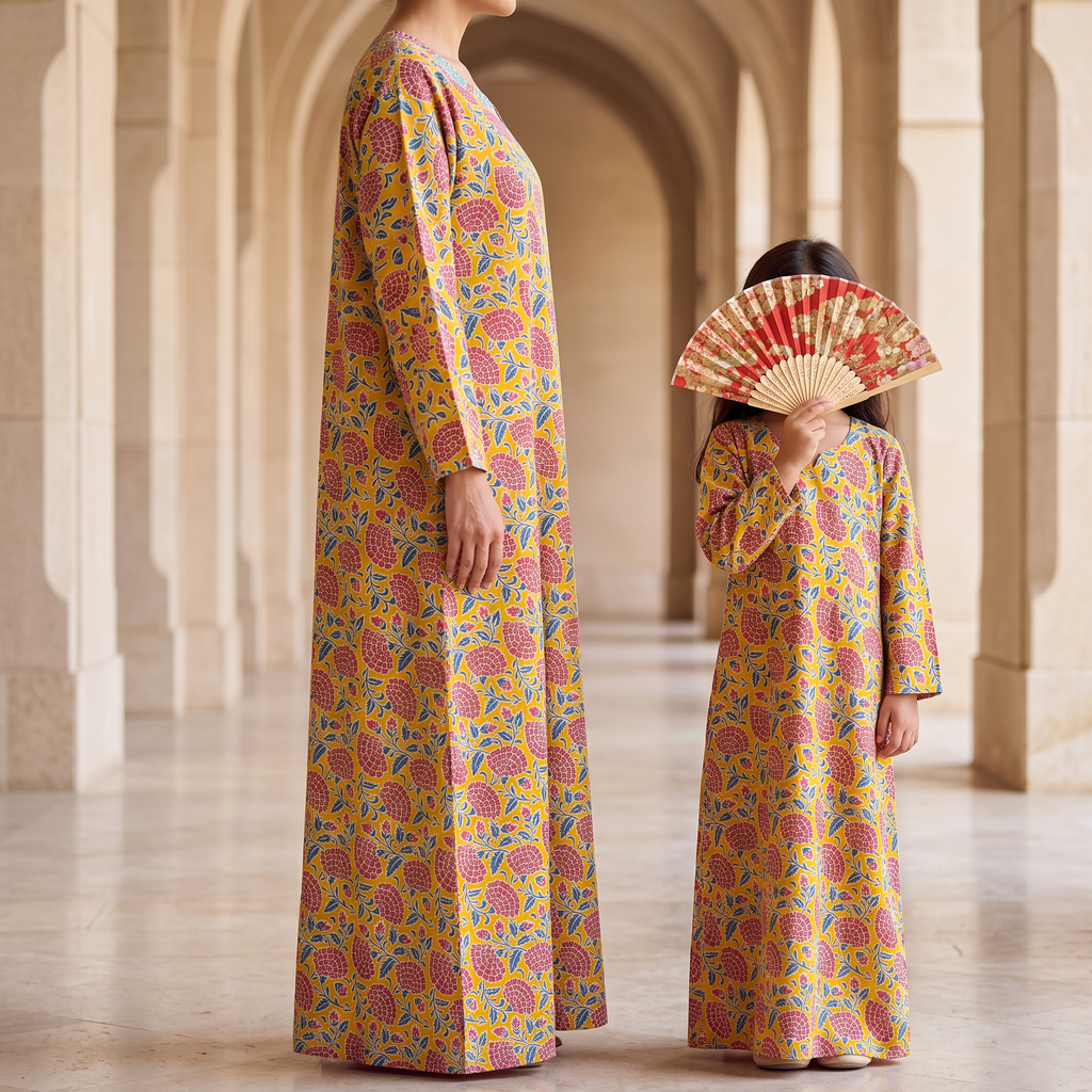 Ariya Cotton Dress Jalabiya