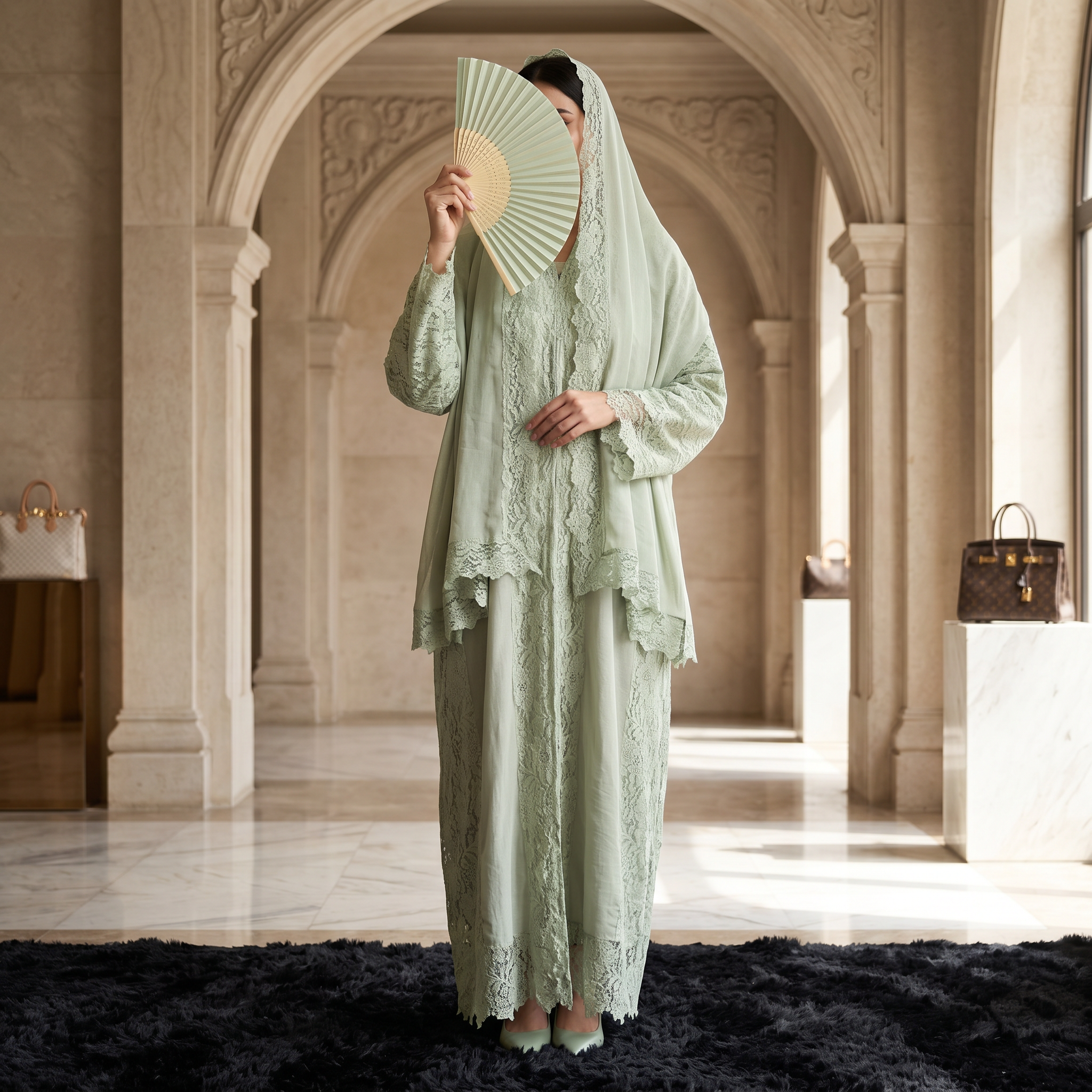 Kashmere Bisht With Sheila 56" Length