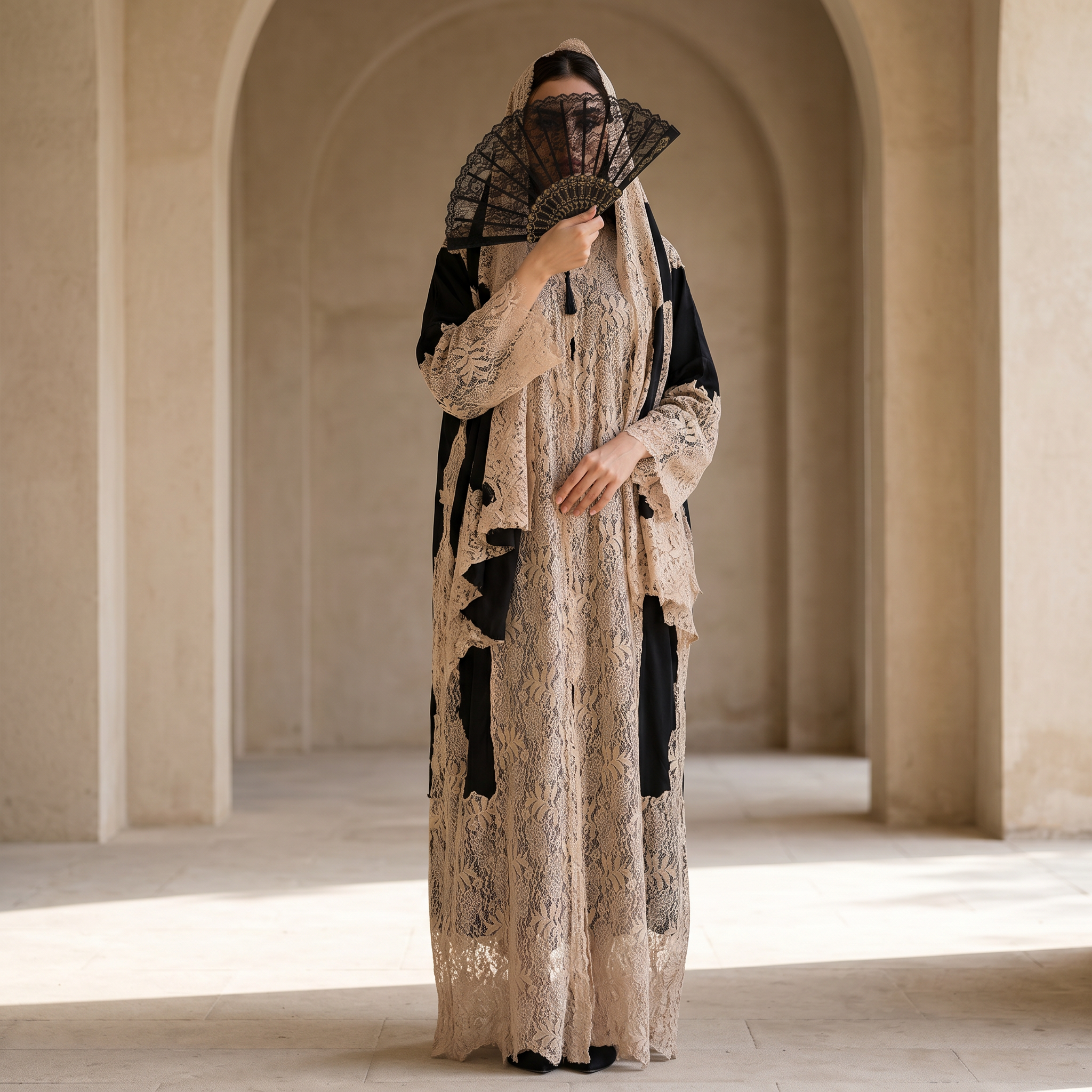 Kashmir Bisht With Sheila 59" Inches