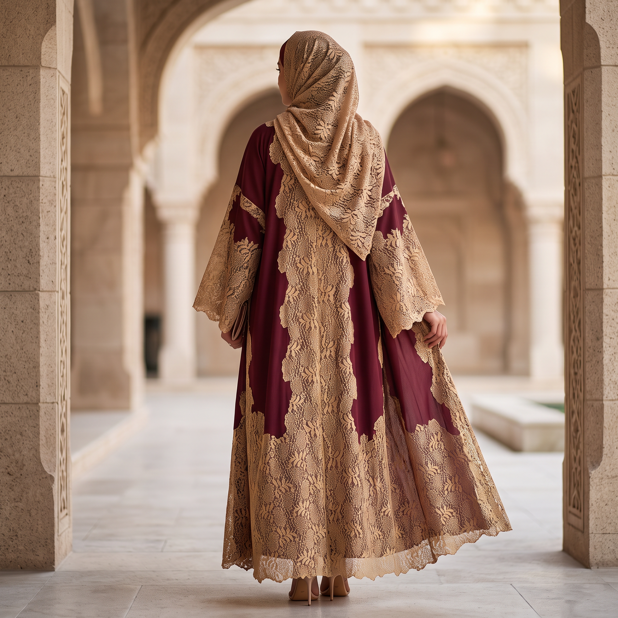 Kashmir Bisht With Sheila 58" Inches Length 954388