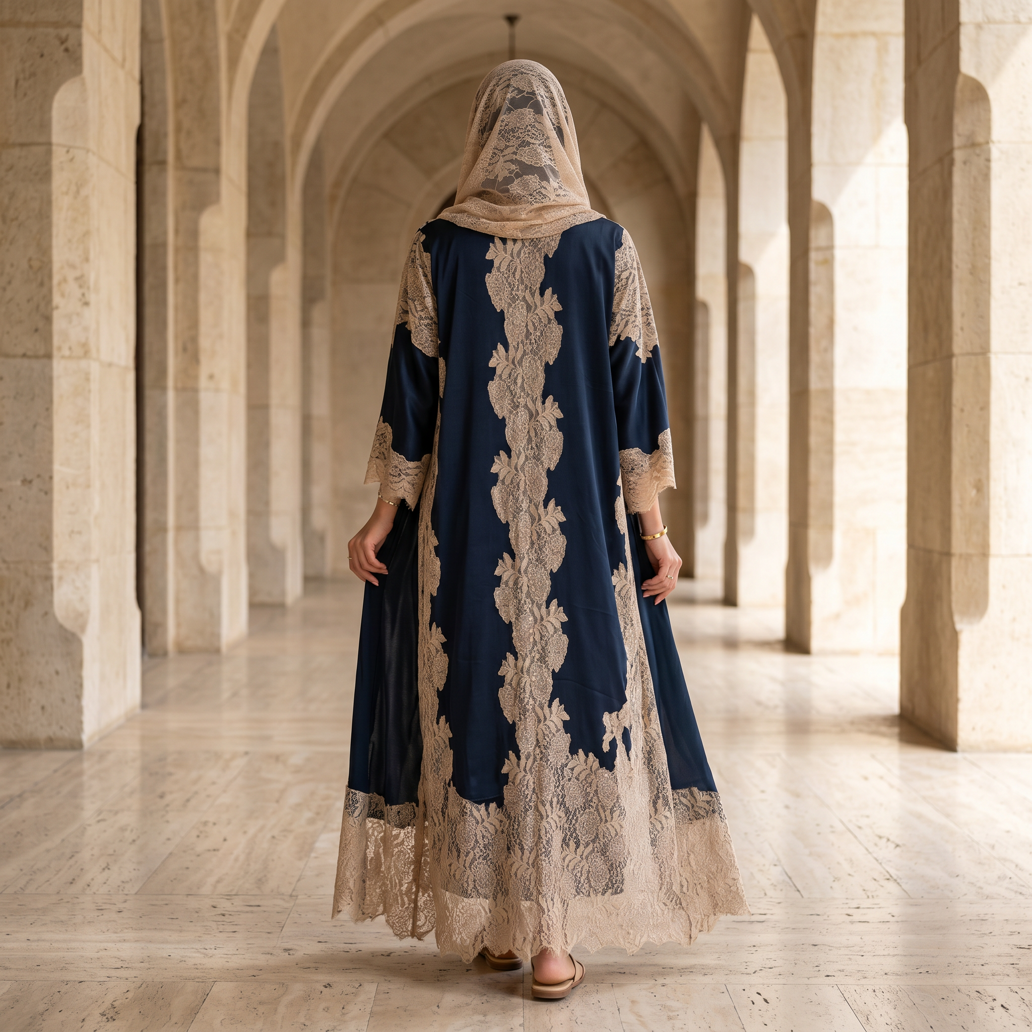 Kashmir Bisht With Sheila 59" Inches