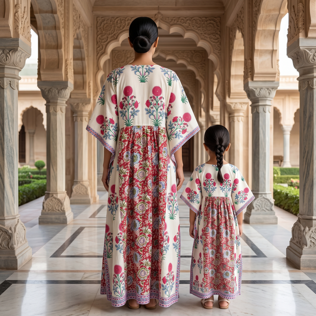Halia Cotton Dress Jalabiya
