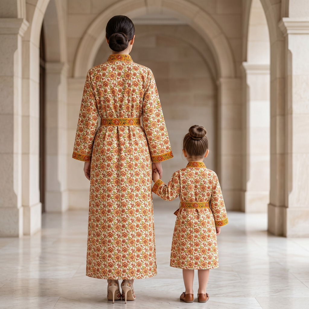Kimono Cotton Dress Jalabiya