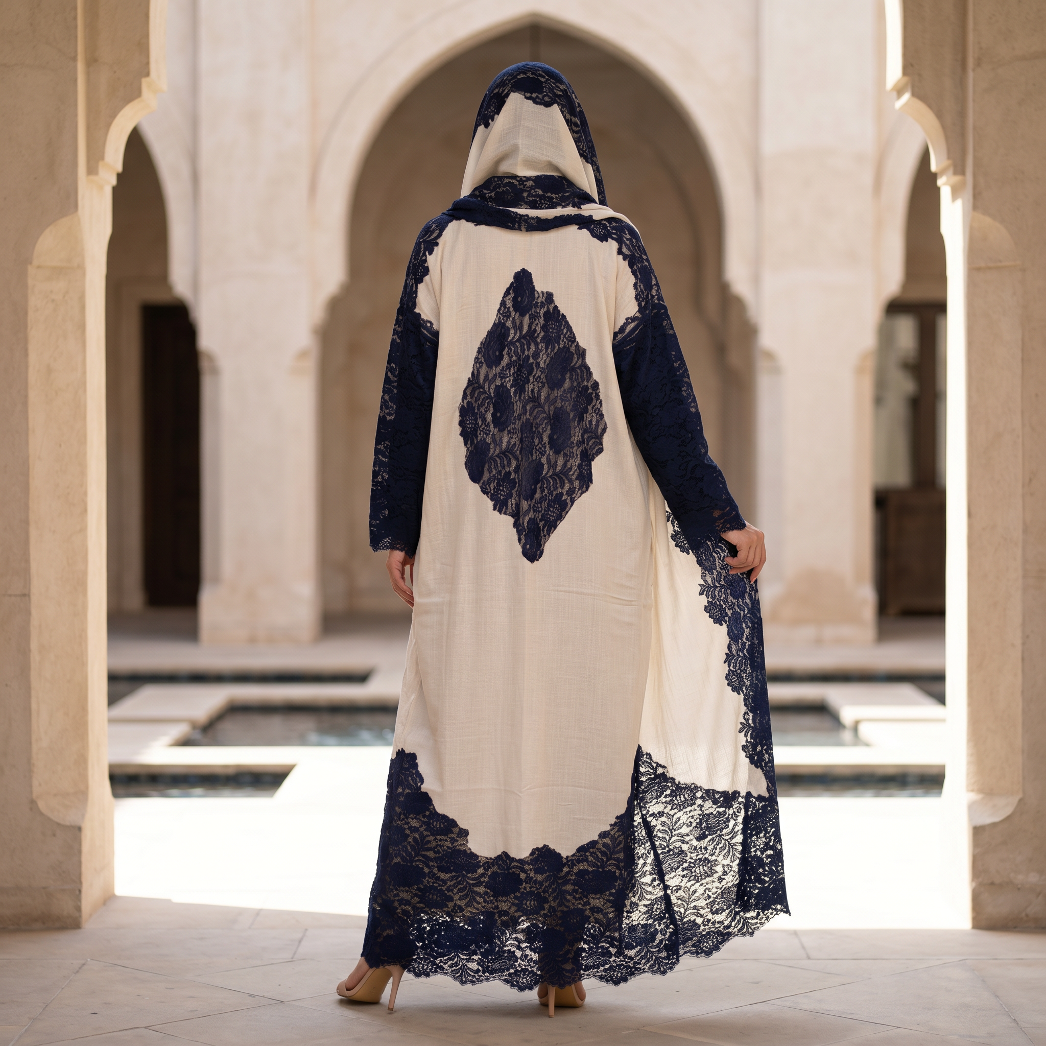 Kashmir Bisht With Sheila 55" Inches