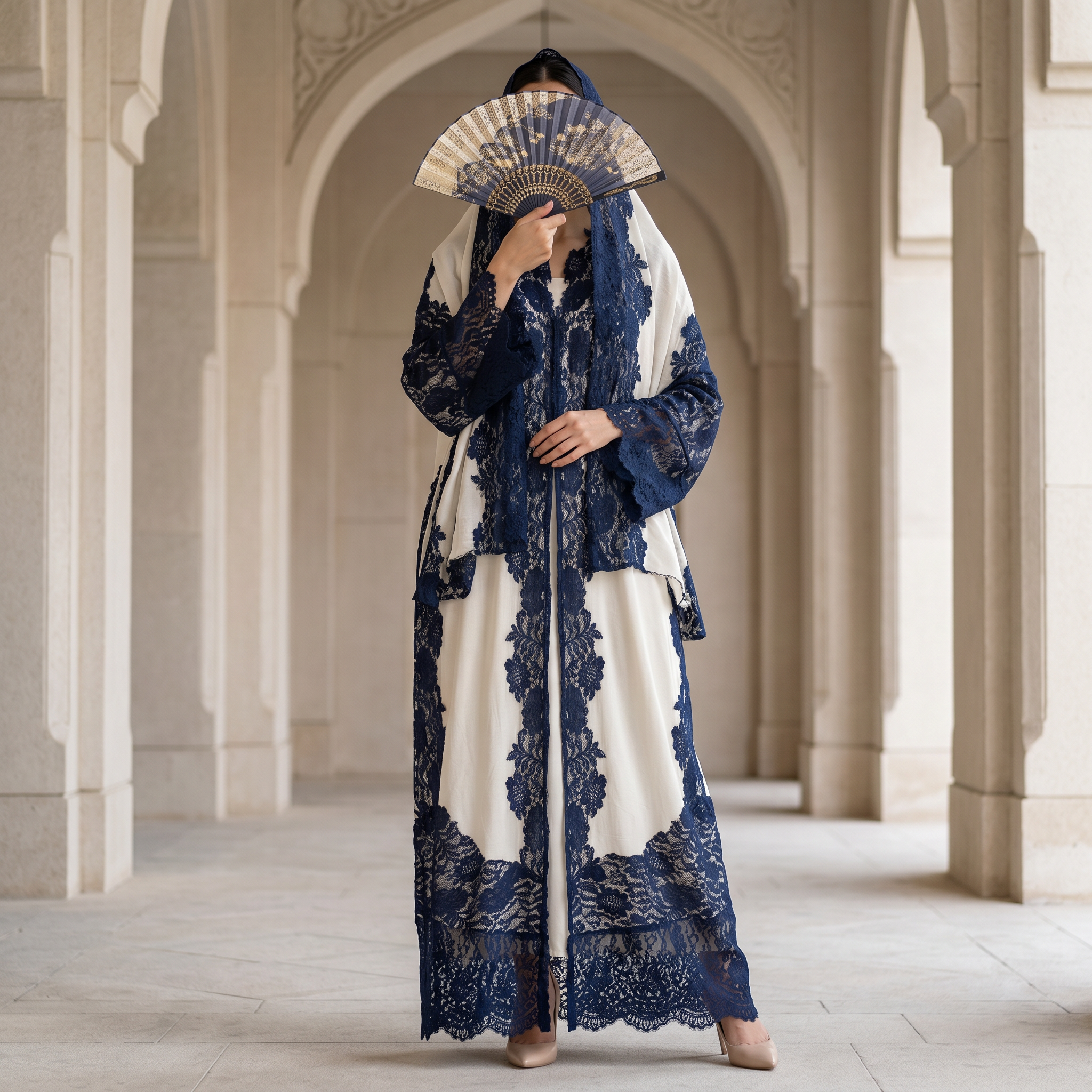 Kashmir Bisht With Sheila 55" Inches