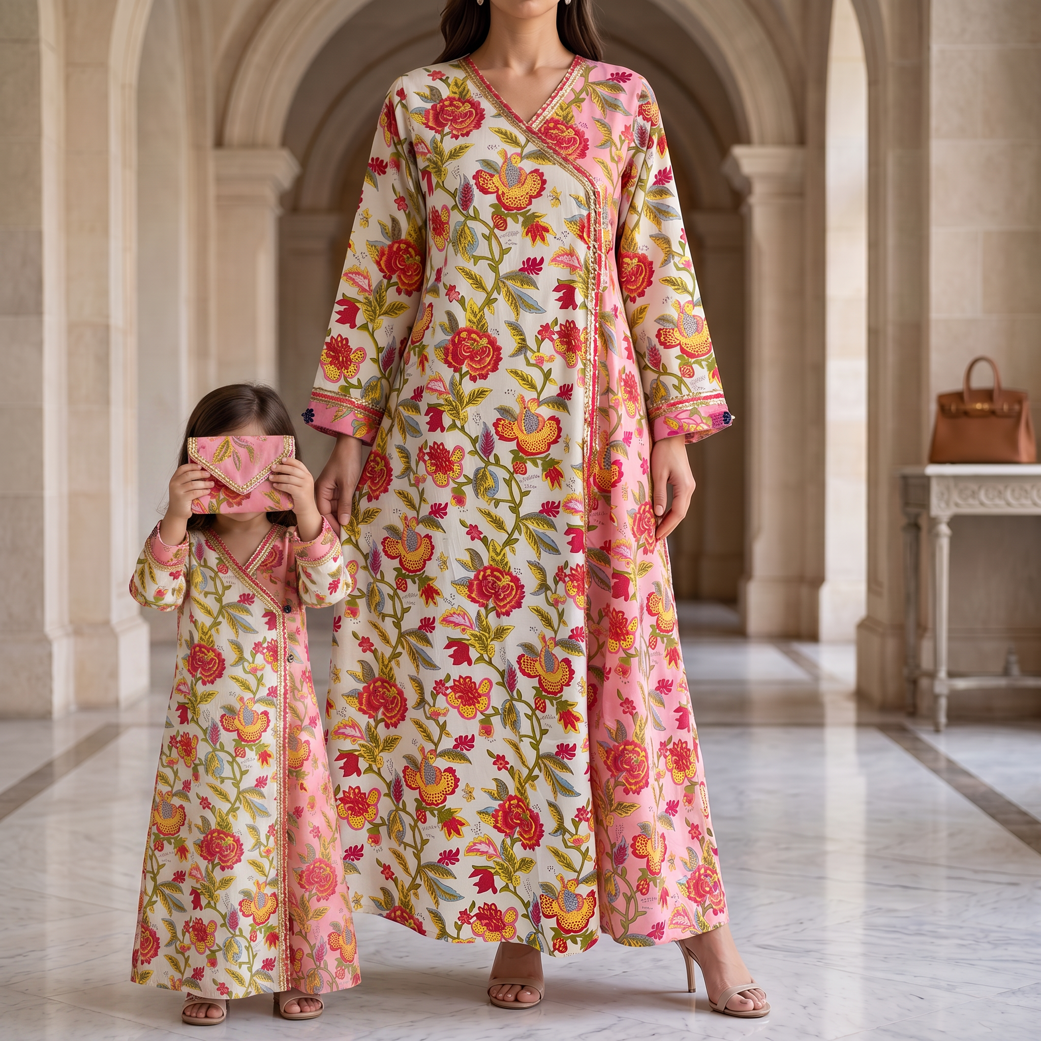 Lupines 100% Premium Indian Cotton Jalabiya – Women’s Long Dress.