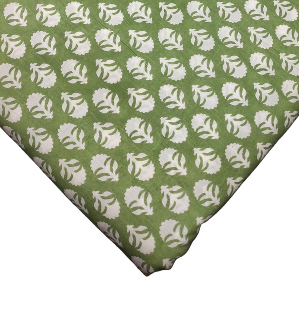 4 Meter Cotton Hand Printed Fabric F-108 JP