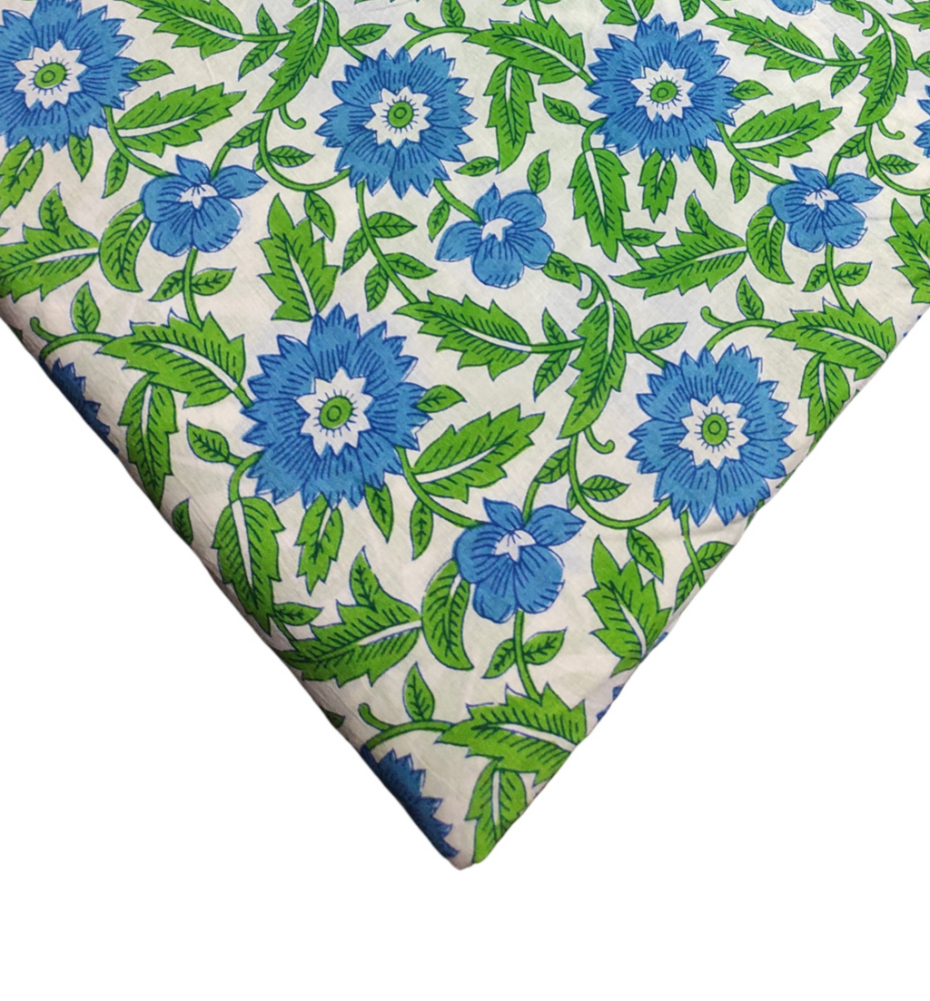 4 Meter Cotton Hand Printed Fabric F-109 JP