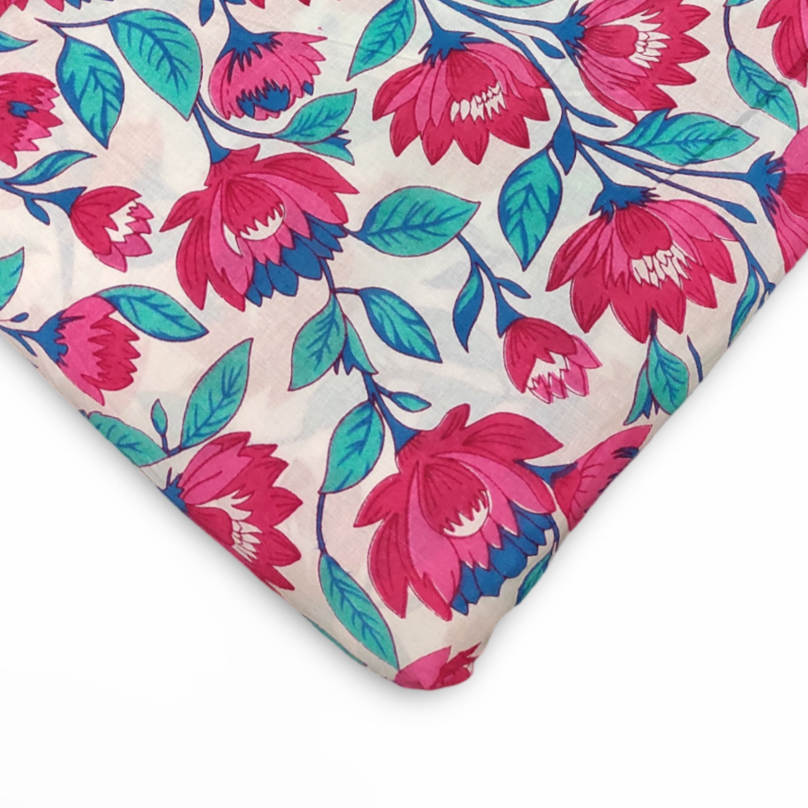 4 Meter Cotton Hand Printed Fabric F-113 JP