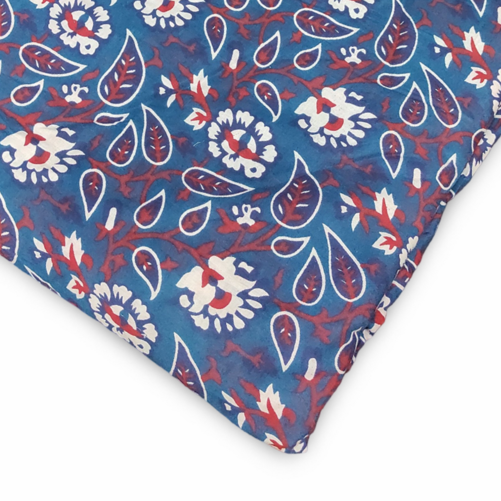 4 Meter Cotton Hand Printed Fabric F-115 JP