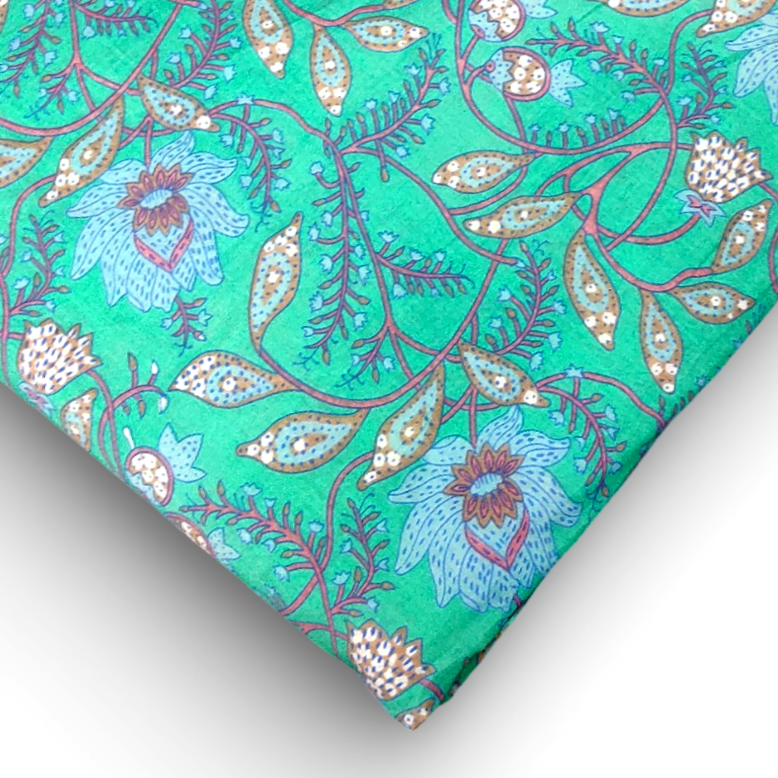 4 Meter Cotton Hand Printed Fabric F-120 JP