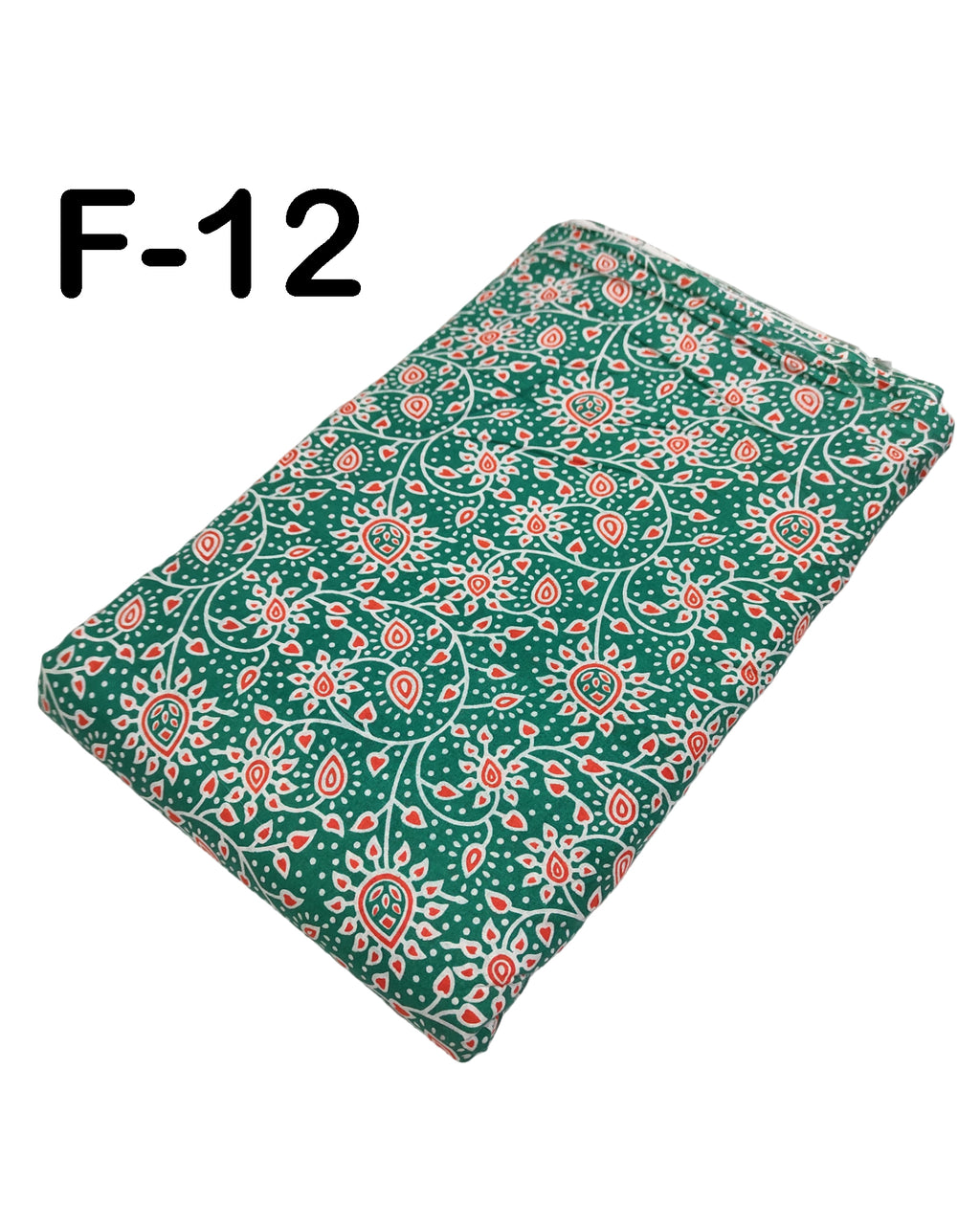 4 Meter Cotton Hand Printed Fabric F-12 JP