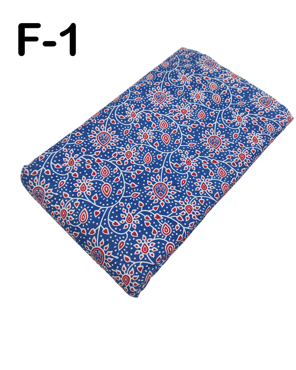 4 Meter Cotton Hand Printed Fabric F-1 JP